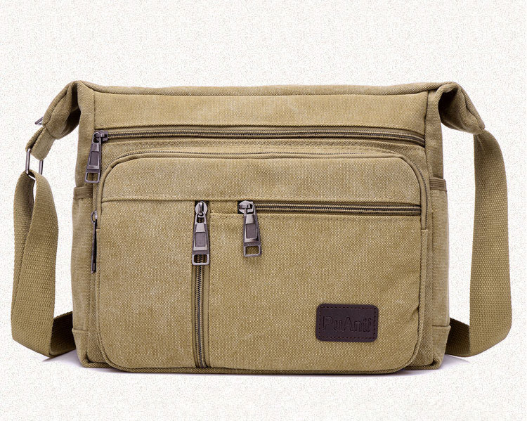 Whatna ワンショルダーメンズ ボディバッグ 斜め掛けバッグ肩掛け 胸バッグ 手提げバッグ メッセンジャーバッグ ポケットが多8個のポケットA4 防水 トートバッグ  マザーズバッグ  軽量 男女兼用-1