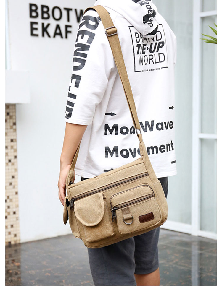 Whatna ワンショルダーメンズ ボディバッグ 斜め掛けバッグ肩掛け 胸バッグ 手提げバッグ メッセンジャーバッグ ポケットが多9個のポケットA4 防水 トートバッグ マザーズバッグ 軽量 男女兼用-14