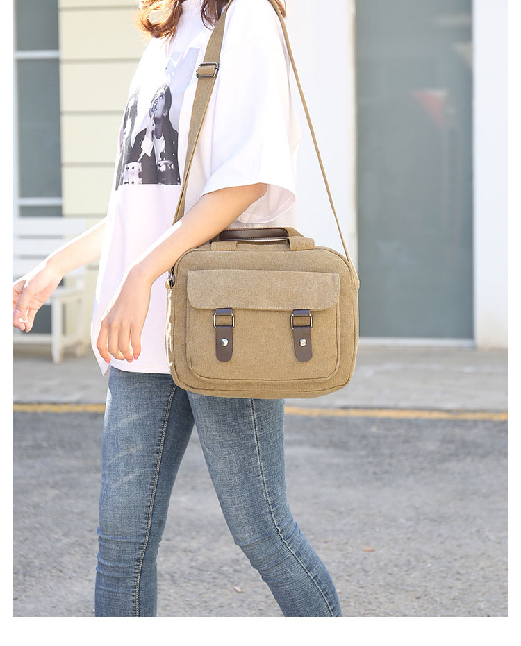 Whatna ショルダーバッグ メンズ レディース 2WAYトートバッグ ボディバッグ 斜め掛けバッグメッセンジャーバッグ 帆布A4 大容量 マザーズバッグ 手提げバッグ フォーマル カジュアル バッグ 冠婚葬祭バッグ 男性 女性-9