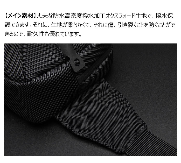 Whatna 牛 革 ワンショルダーメンズ ミニショルダーバッグ ウエストバッグ ウエストポーチ斜め掛けバッグ肩掛け 胸バッグ ダブルファスナー キーリング付 パスワードロックが付 男女兼用-14