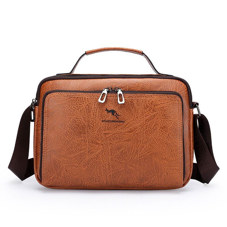 Whatna ショルダーバッグ メンズ レディース 3WAYトートバッグ ボディバッグ 斜め掛けバッグメッセンジャーバッグ PUレザー 大容量 マザーズバッグ 手提げバッグ フォーマル カジュアル バッグ 冠婚葬祭バッグ 男性 女性-1