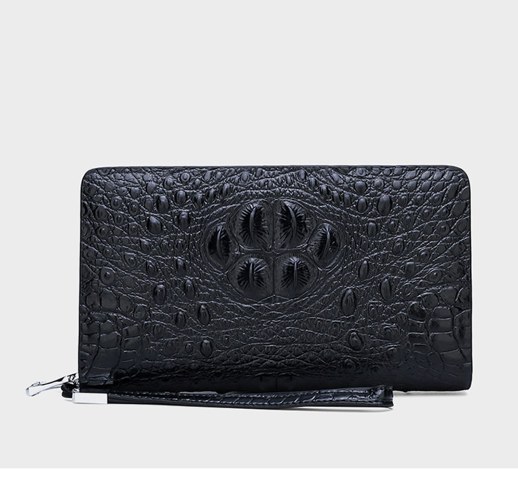 Whatna ミニセカンド バッグ メンズ 小型バッグ 長財布 7枚カード収納 カード入れ 小銭入れ 札入れ 3室仕切 レザー ミニクラッチ バッグ 手持ちバッグ 手提げ財布 手持ちカバン 男性用 紳士用-2