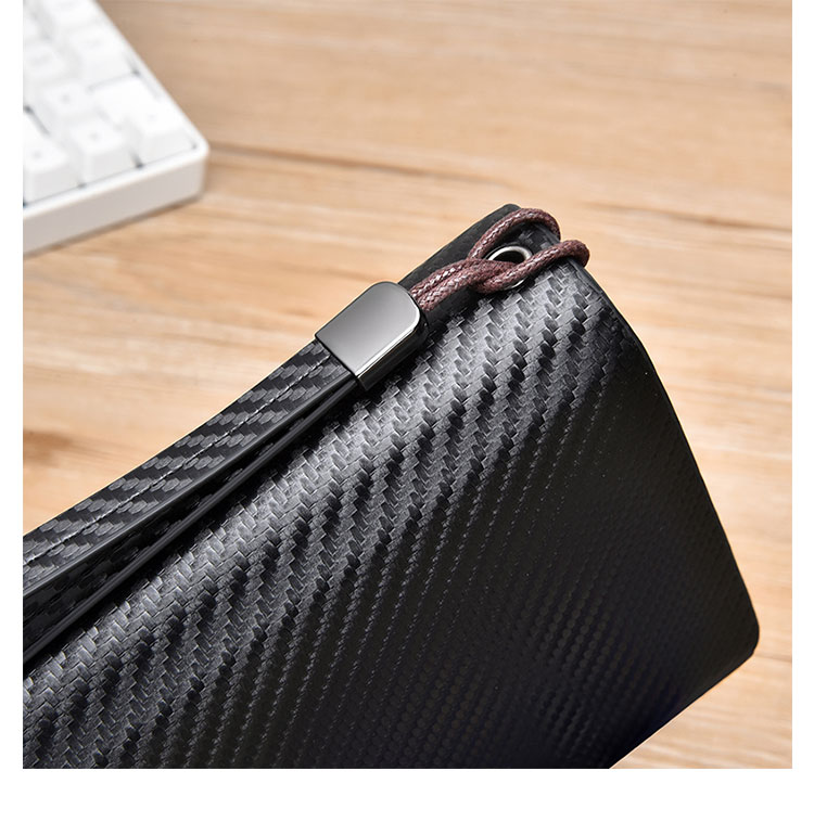 Whatna ミニセカンド バッグ メンズ 小型バッグ 長財布 13枚カード収納 カード入れ 小銭入れ 札入れ 3室仕切 レザー ミニクラッチ バッグ 手持ちバッグ 手提げ財布 手持ちカバン 男性用 紳士用-9