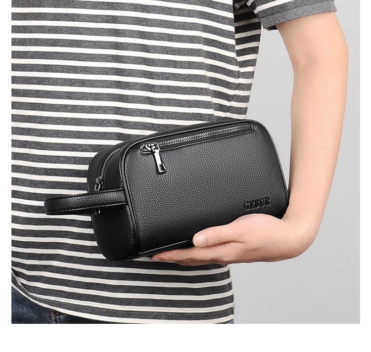 Whatna セカンドバッグ メンズ クラッチ バッグ pu レザー