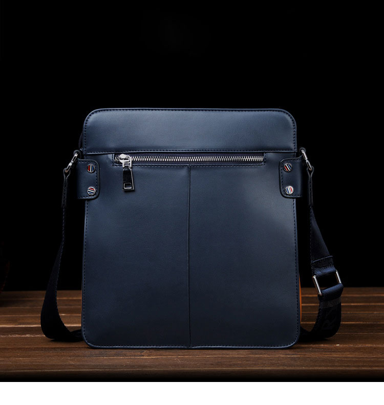 Whatna ワンショルダーメンズかばん ボディバッグ 斜めがけ 肩掛けバッグ 胸バッグ 手提げバッグ メッセンジャーバッグレザ ー ipad10.5収納可-2