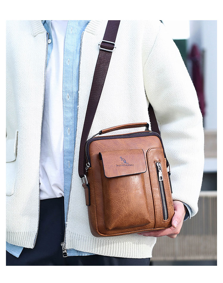 Whatna メンズ ショルダーバッグ メッセンジャーバッグ-10