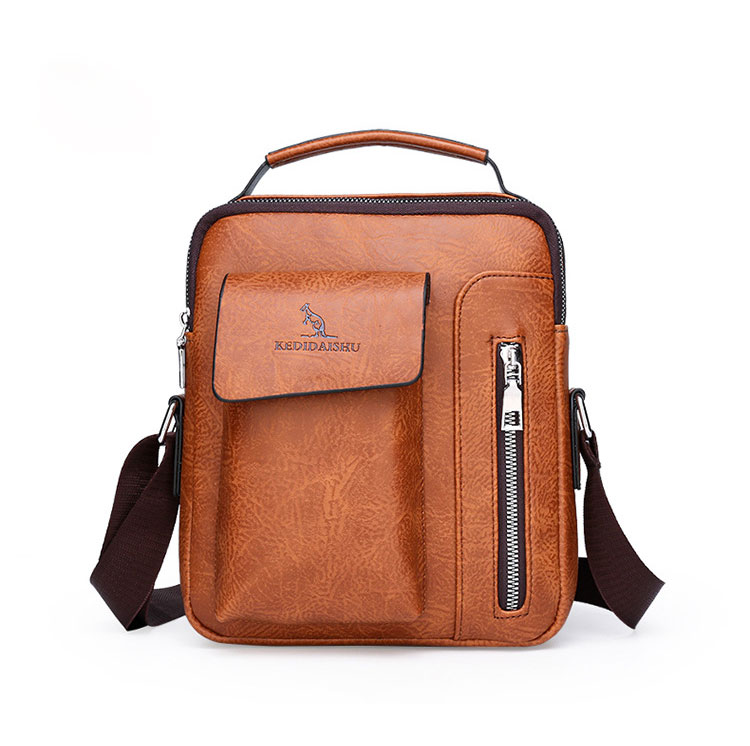 Whatna メンズ ショルダーバッグ メッセンジャーバッグ-1