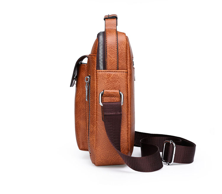 Whatna メンズ ショルダーバッグ メッセンジャーバッグ-3