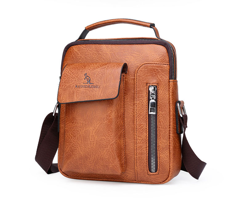 Whatna メンズ ショルダーバッグ メッセンジャーバッグ-2