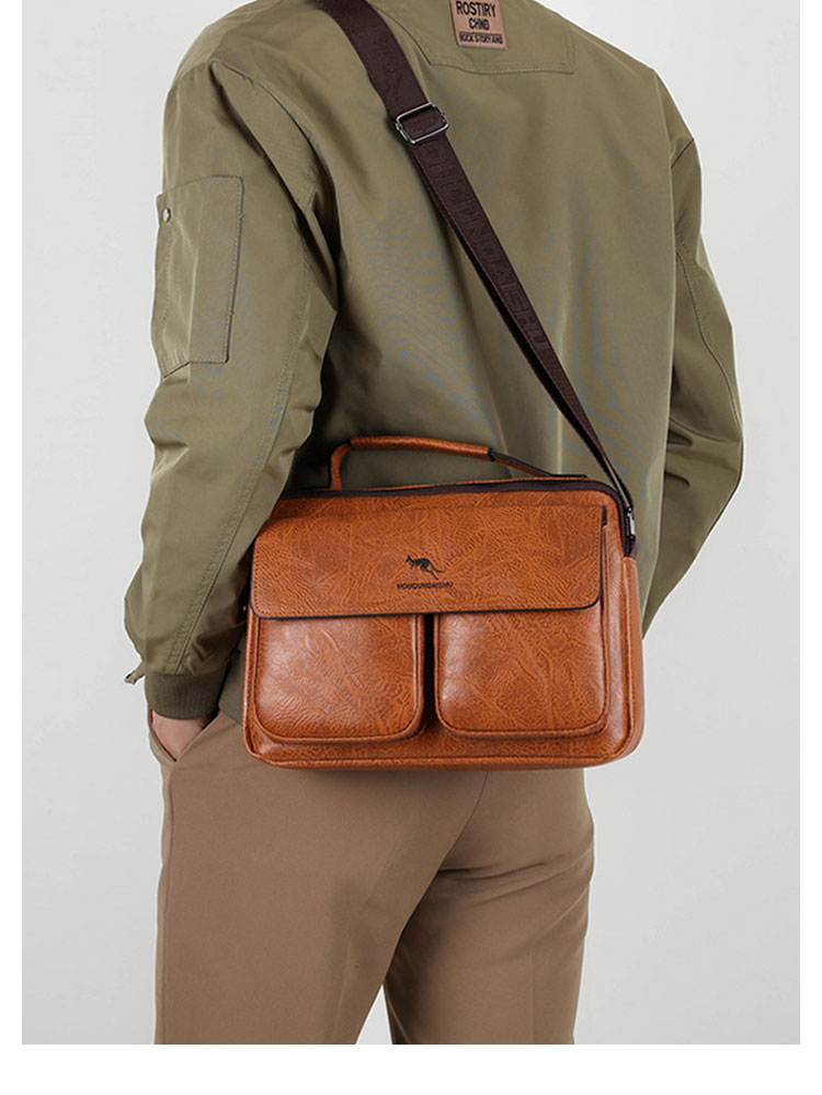 Whatna 革 ワンショルダーメンズ バック 3way 斜め掛け胸バッグ 手提げバッグ 手持げバッグ トートバッグセカンドバッグ Ipad 10.5収納可 横型 カジュアル フォーマル ビジネス 通学 通勤 肩掛けバッグ 自転車かばん プレゼント男性9007-11