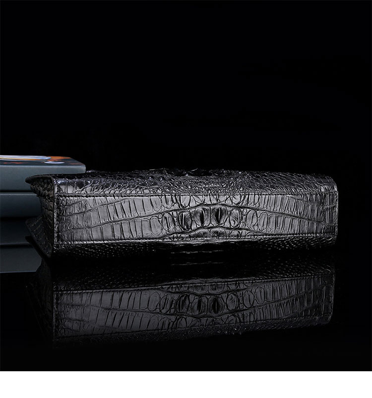 Whatnaワニ革 本革 ビジネス バッグメンズ 2way ショルダー 手提げ バッグ ブルファスナー クロコダイル革 ブリーフケース 15.6インチPC対応 旅行 出張 通勤 通学 就活 面接 バッグ かばん 男性用 G0021-4