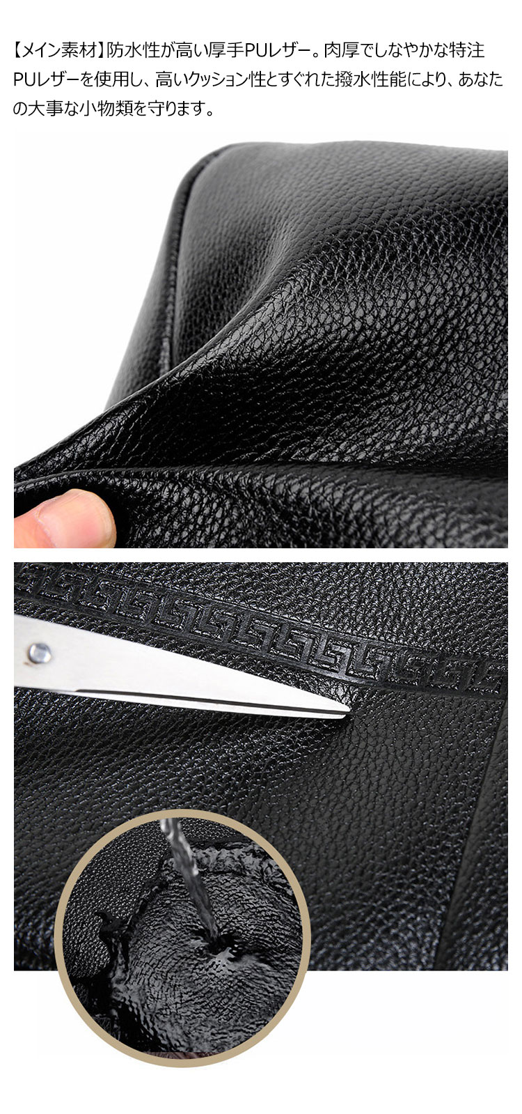 Whatna 厚 手 レザー ワンショルダーバッグ メンズ 3way斜め掛け胸バッグ 手提げバッグ セカンドバッグ 手持げバッグ革Ipad 9.7収納可 カジュアル フォーマル ビジネス 通学 通勤 結婚式 肩掛けバッグ 自転車かばん プレゼント男性-8