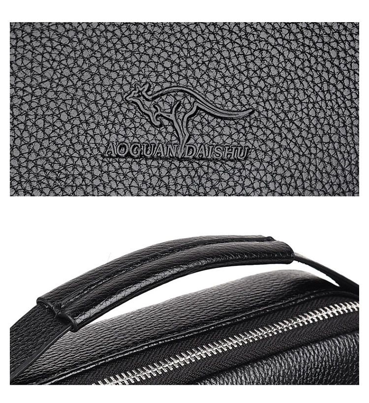 Whatna 厚 手 レザー ワンショルダーバッグ メンズ 3way斜め掛け胸バッグ 手提げバッグ セカンドバッグ 手持げバッグ革Ipad 9.7収納可 カジュアル フォーマル ビジネス 通学 通勤 結婚式 肩掛けバッグ 自転車かばん プレゼント男性-9