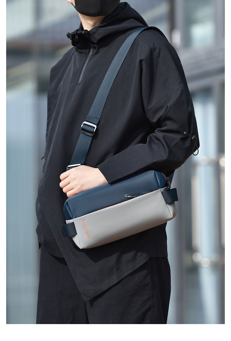 Whatna  ミニショルダーバッグ メンズ ミニボディ斜め掛け胸バッグ  ボディー バッグ 肩掛け ワンショルダー バッグ 男女兼用 軽量-12