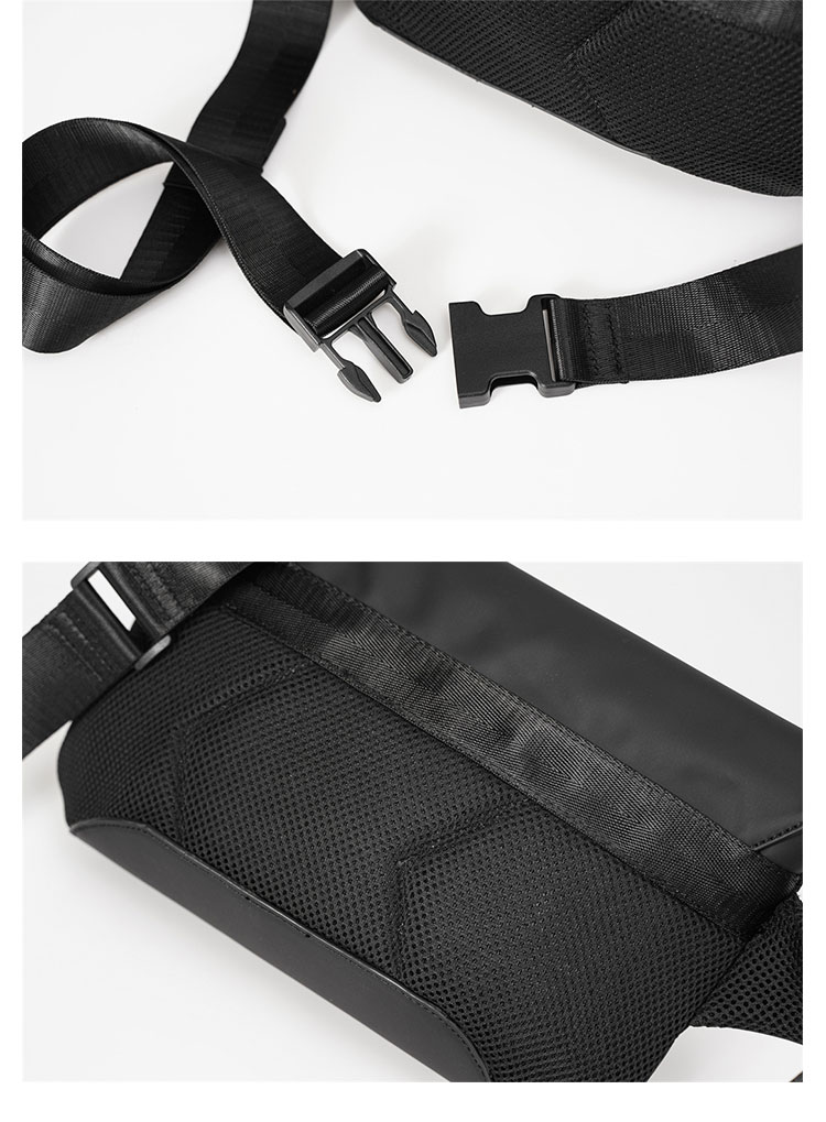 Whatna ショルダーバッグ メンズ 斜め掛け ボディーバッグ 肩掛け ワンショルダー バッグ 胸バッグ Ipad10.5収納可、大容量  軽量 男女兼用-10