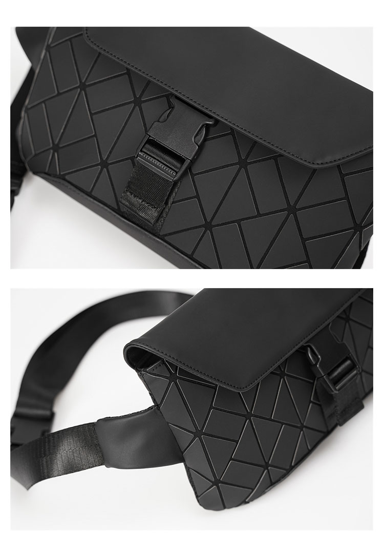 Whatna ショルダーバッグ メンズ 斜め掛け ボディーバッグ 肩掛け ワンショルダー バッグ 胸バッグ Ipad10.5収納可、大容量  軽量 男女兼用-9