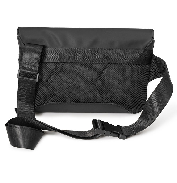 Whatna ショルダーバッグ メンズ 斜め掛け ボディーバッグ 肩掛け ワンショルダー バッグ 胸バッグ Ipad10.5収納可、大容量  軽量 男女兼用-3