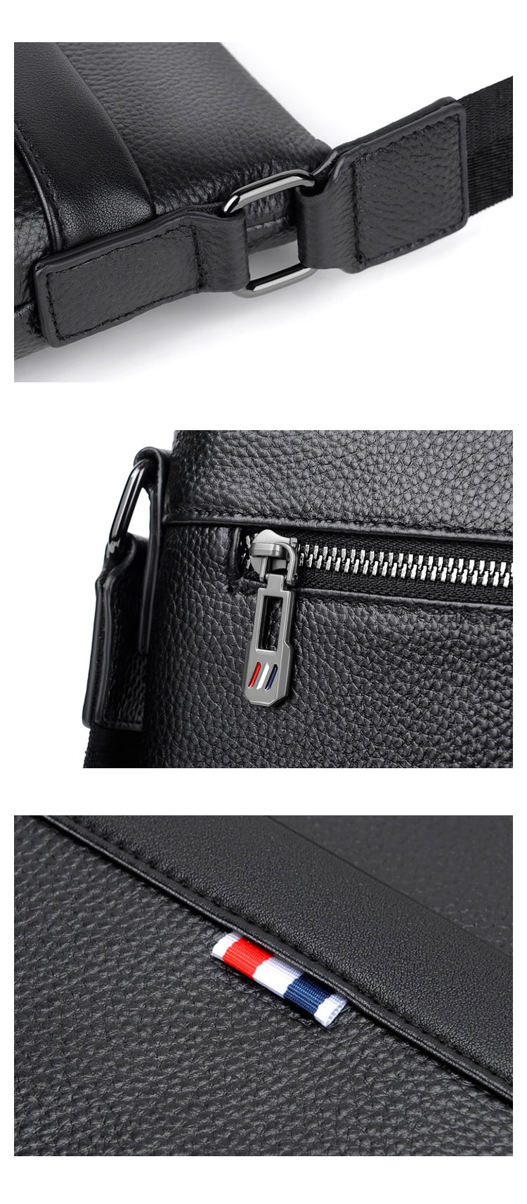 Whatna 2way 天 然 牛革 ショルダーバッグ メンズ 斜め掛けボディバッグ胸バッグipad 9.7 収納可 縦型 メンズ ビジネス かばん 小さめメッセンジャーバッグ カジュアル フォーマル 通学 通勤 結婚式 肩掛けバッグ 自転車かばん-10