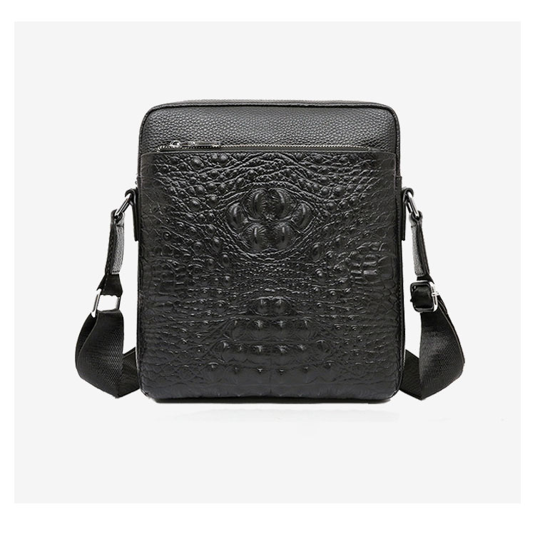 Whatna 2way 天 然 牛革 ショルダーバッグ メンズ 斜め掛けボディバッグ胸バッグipad 9.7 収納可 縦型 メンズ ビジネス かばん 小さめメッセンジャーバッグ カジュアル フォーマル  通学 通勤 結婚式 肩掛けバッグ 自転車かばん-1