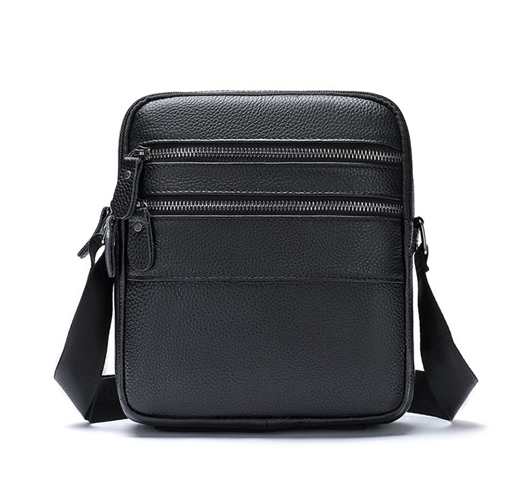 Whatna 2way 天然 牛革 ショルダーバッグ メンズ 斜め掛けボディバッグ胸バッグipad 9.7 収納可 縦型 メンズ ビジネス かばん 小さめメッセンジャーバッグ カジュアル フォーマル  通学 通勤 結婚式 肩掛けバッグ 自転車かばん-1