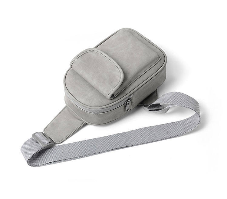 Whatna ミニショルダーバッグ メンズ ミニボディ斜め掛け胸バッグ ボディー バッグ 肩掛け ワンショルダー バッグ 男女兼用 軽量7001-4