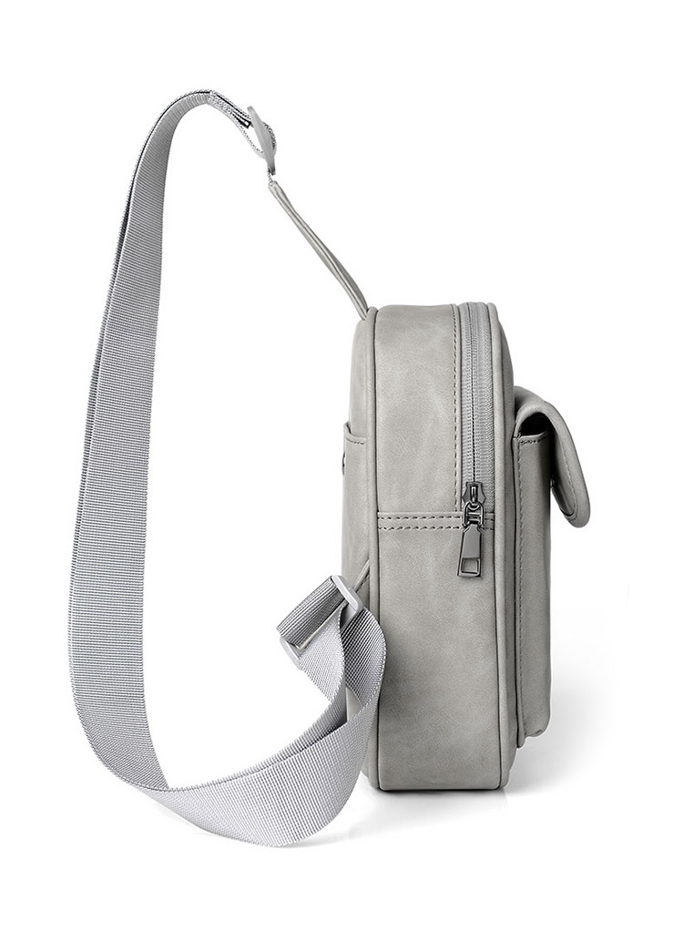 Whatna ミニショルダーバッグ メンズ ミニボディ斜め掛け胸バッグ ボディー バッグ 肩掛け ワンショルダー バッグ 男女兼用 軽量7001-2