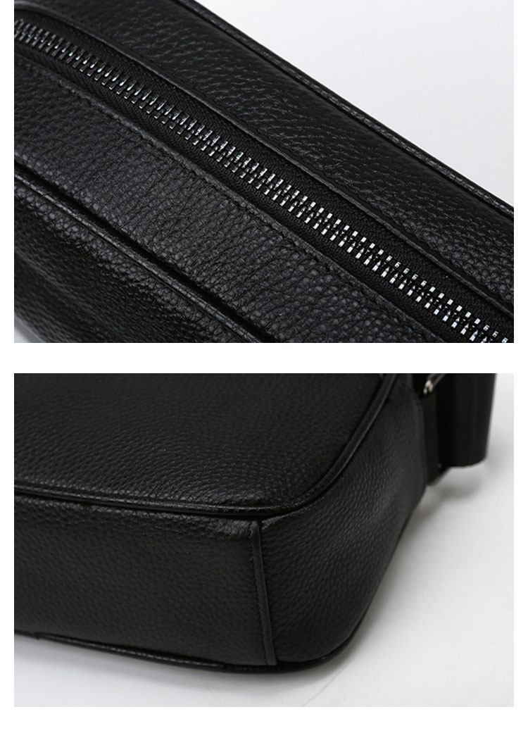 Whatna 天 然 牛 革 ショルダーバッグ メンズ 斜め掛け ボディバッグ 胸バッグ 本 革 小さめビジネスバッグ ipad Mini収納可 肩掛け 通勤 通学 斜めがけバッグ 防水 バッグ 自転車 かばん男性用-11