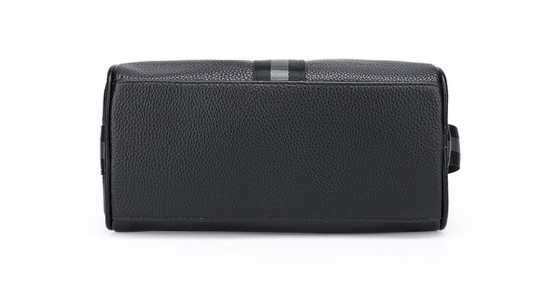 Whatna  天 然 牛 革 ショルダーバッグ メンズ 斜め掛け ボディバッグ 胸バッグ 本 革 小さめビジネスバッグ ipad Mini収納可 肩掛け 通勤 通学 斜めがけバッグ 防水 バッグ 自転車 かばん男性用-4