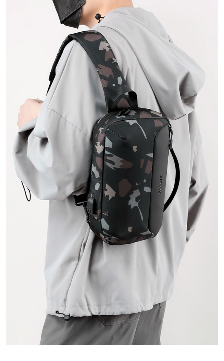 Whatna ショルダーバッグ メンズ 3way 斜め掛け ボディバッグ 手提げバッグ セカンドバッグ 手持げバッグ 防水 USBポート付き キーリング付 Ipad 9.7収納可 カジュアル フォーマル ビジネス 通学 通勤 肩掛けバッグ 自転車かばん プレゼント男性LH-186-12