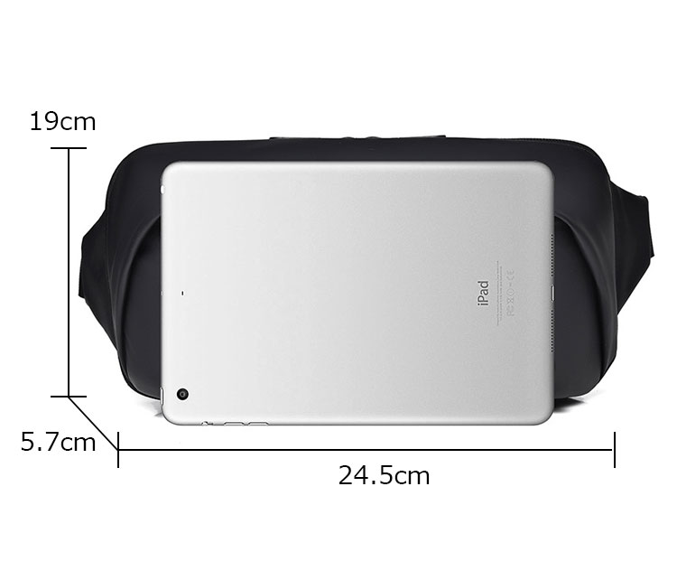 Whatna  ミニショルダーバッグ メンズ ミニボディ斜め掛け胸バッグ  ボディー バッグ 肩掛け ワンショルダー バッグ 男女兼用 軽量-5