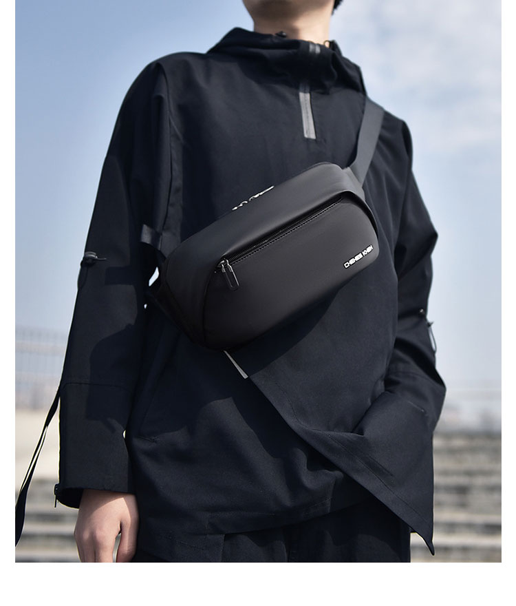 Whatna  ミニショルダーバッグ メンズ ミニボディ斜め掛け胸バッグ  ボディー バッグ 肩掛け ワンショルダー バッグ 男女兼用 軽量-9