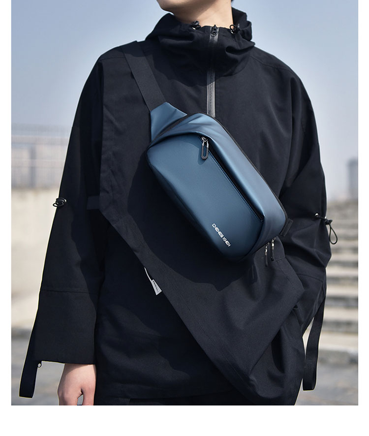 Whatna  ミニショルダーバッグ メンズ ミニボディ斜め掛け胸バッグ  ボディー バッグ 肩掛け ワンショルダー バッグ 男女兼用 軽量-13