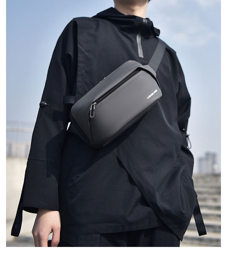 Whatna  ミニショルダーバッグ メンズ ミニボディ斜め掛け胸バッグ  ボディー バッグ 肩掛け ワンショルダー バッグ 男女兼用 軽量-11