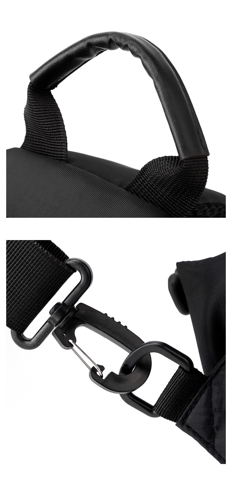 Whatna ショルダーバッグ メンズ 斜めがけ ワンショルダーバッグボディバッグ 胸バッグA4サイズ ipad10.5収納可 ビジネス 通学 通勤バッグ 自転車 鞄-9