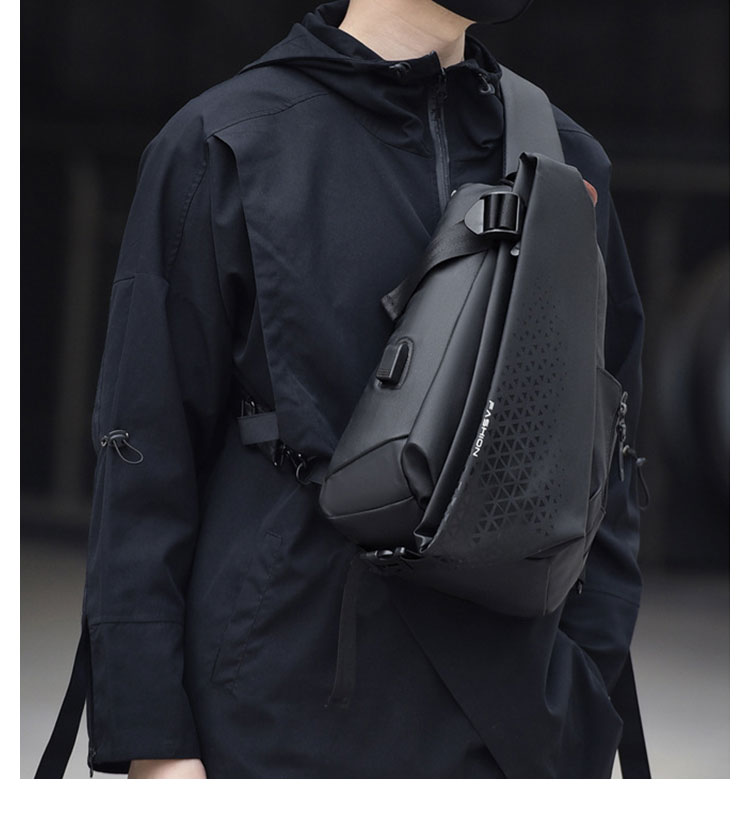 Whatna ショルダーバッグ メンズ 斜めがけ ワンショルダーバッグボディバッグ 胸バッグA4サイズ ipad10.5収納可 ビジネス 通学 通勤バッグ 自転車 鞄 1301-12