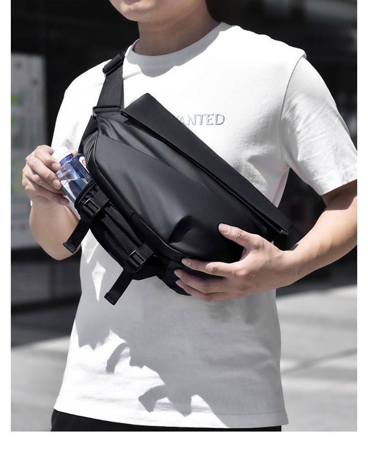 Whatna革 ショルダーバッグ メンズ 斜め掛け ボディバッグ 胸バッグ 厚 手 レザー小さめビジネスバッグ 9.7インチのipad収納可 肩掛け 通勤 通学 斜めがけバッグ 防水 バッグ 自転車 かばん男性用-7