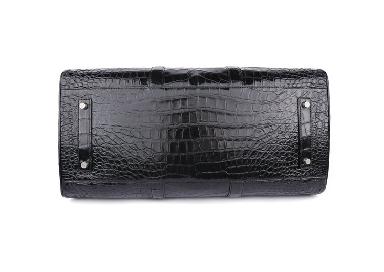 Whatna ワニ革 ビジネス バッグ メンズ 斜め掛け 手提げ バッグ クロコダイル革 本革 ブリーフケース 15.6インチPC対応 旅行 出張 通勤 通学 就活 面接 バッグ かばん 男性用 3087B-4