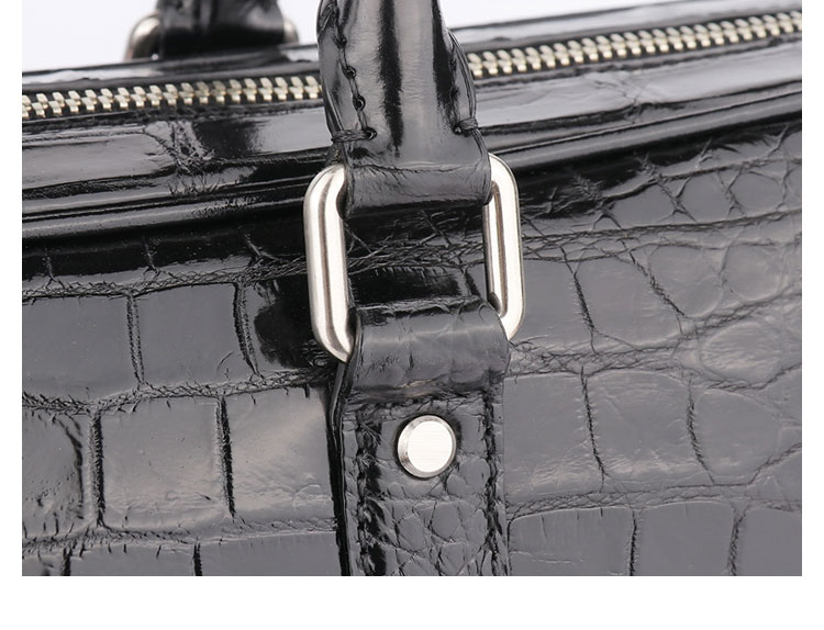 Whatna ワニ革 本革 ビジネス バッグメンズ 2way ショルダー