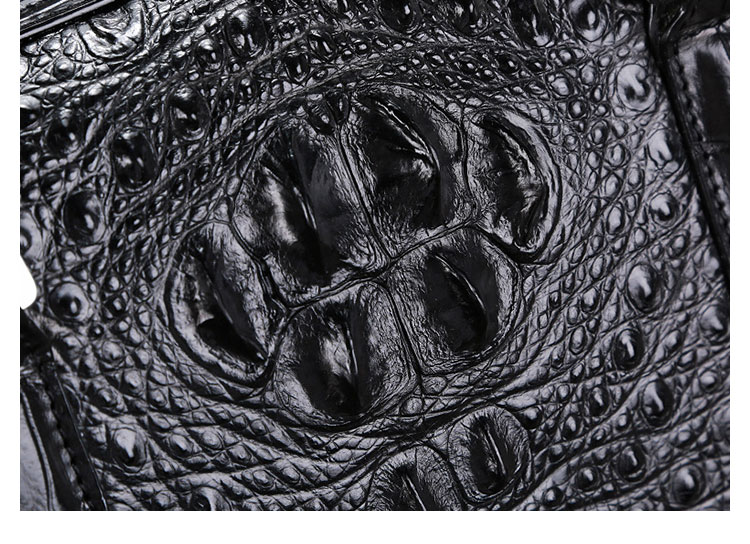 Whatna ワニ革 本革 ビジネス バッグメンズ 2way ショルダー 手提げ 斜め掛け 手持ち 肩掛けバッグ クロコダイル革 ブリーフケース 15.6インチPC対応 旅行 出張 通勤 通学 就活 面接 バッグ G1172-5