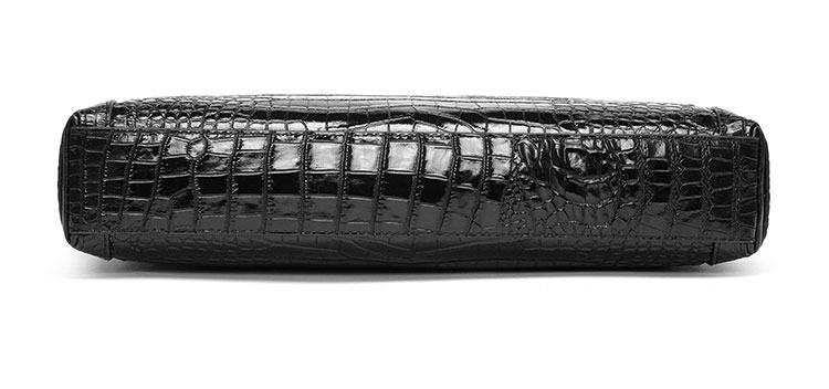 Whatnaワニ革 本革 ビジネス バッグメンズ 2way ショルダー 手提げ 斜め掛け 手持ち 肩掛けバッグ2室仕切 クロコダイル革 ブリーフケース 15.6インチPC対応 旅行 出張 通勤 通学 就活 面接 バッグ  4513-4