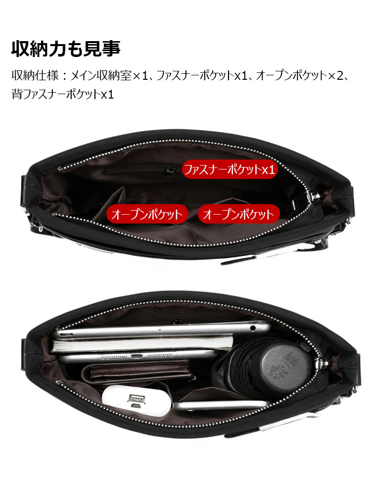 Whatna 革 ショルダーバッグ メンズ 斜め掛け ボディバッグ 胸バッグ 厚 手 レザー 縦型 小さめビジネスバッグB5サイズ収納可 肩掛け 通勤 通学 斜めがけバッグ 防水 バッグ 自転車 かばん男性用965-A-5