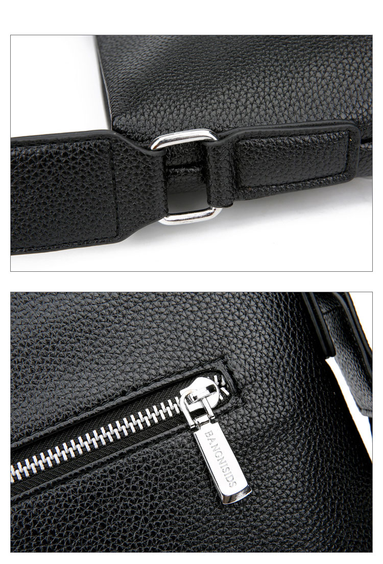 Whatna 革 ショルダーバッグ メンズ 斜め掛け ボディバッグ 胸バッグ 厚 手 レザー 縦型 小さめビジネスバッグB5サイズ収納可 肩掛け 通勤 通学 斜めがけバッグ 防水 バッグ 自転車 かばん男性用965-A-9