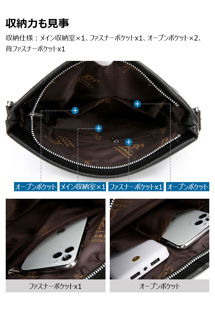 Whatna 革 ショルダーバッグ メンズ 斜め掛け ボディバッグ 胸バッグ 厚 手 レザー 縦型 小さめビジネスバッグB5サイズ収納可 肩掛け 通勤 通学 斜めがけバッグ 防水 バッグ 自転車 かばん男性用965-A-7