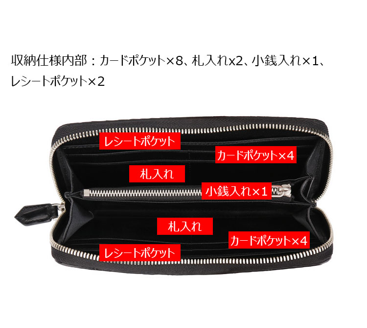 Whatna ワニ革 ミニセカンドバッグ メンズ バッグ 長財布 カード入れ 小銭入れ 札入れ 8枚カード収納 2室仕切 小さめ クラッチバッグ 手持ちバッグ ポーチ 男性用 紳士用 結婚式 冠婚葬祭 バッグ 2016-5