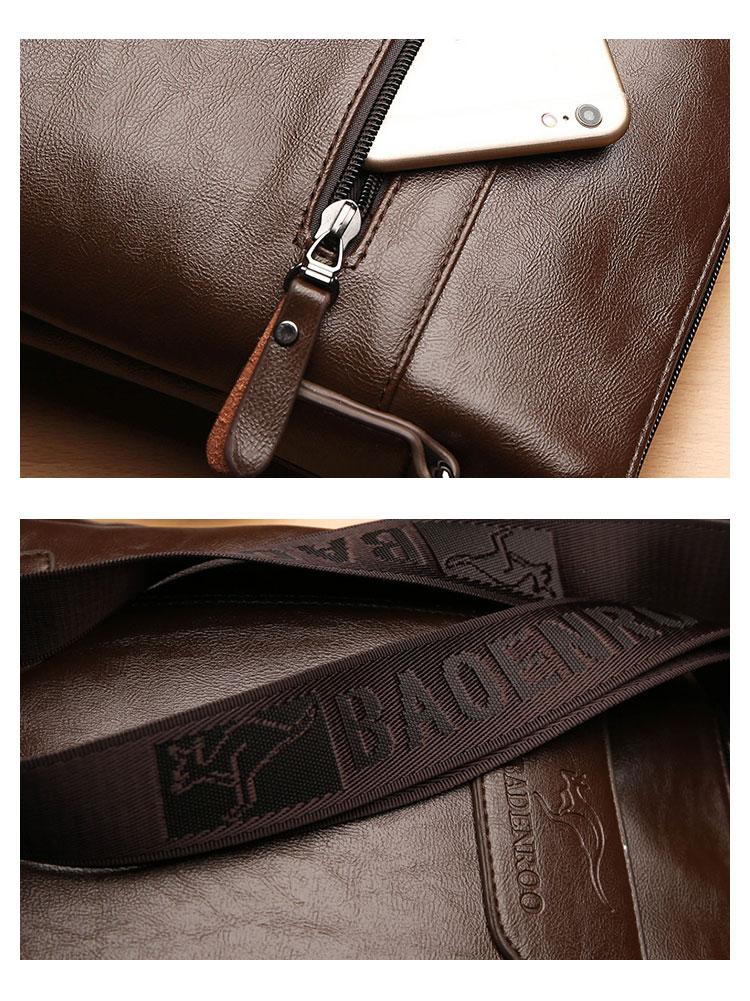 Whatna ショルダーバッグ メンズかばん 斜めがけ 肩掛けバッグメッセンジャーバッグ シンプル カジュアル ワンショルダーボディバッグPUレザ ー ipad10.5収納可-10