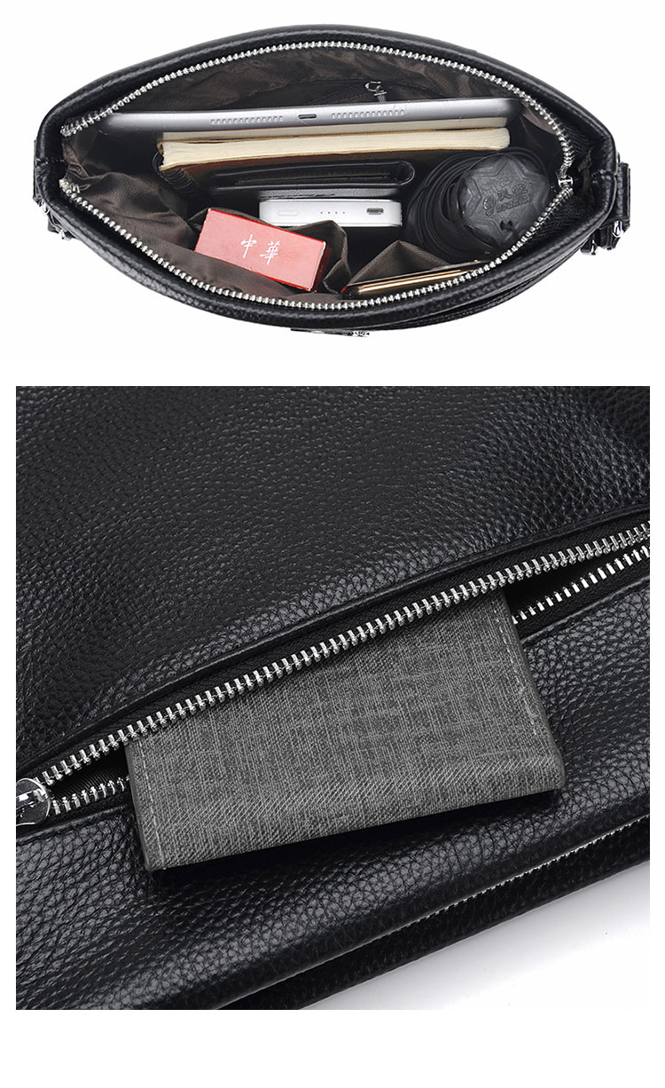 Whatna 2way 天 然 牛革 ワンショルダーバッグ メンズ  斜め掛け ボディバッグ 胸バッグipad 9.7 収納可 縦型 メンズ ビジネス かばん 小さめメッセンジャーバッグ カジュアル フォーマル  通学 通勤 結婚式 肩掛けバッグ 自転車かばん-7