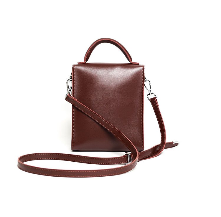 Whatna 革 ミニショルダーバッグ メンズ 3way ミニ斜め掛け胸バッグ 手提げバッグ 手持げバッグ ミニセカンドバッグ カジュアル フォーマル ビジネス 通学 通勤 肩掛けバッグ 自転車かばん プレゼント男性-2