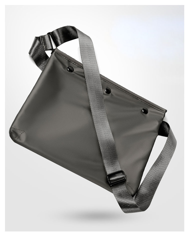 Whatna ショルダーバッグ メンズ 斜め掛け ボディーバッグ 肩掛け ワンショルダー バッグ 胸バッグ 大容量 A4 Ipad10.5収納可 防水 軽量 男女兼用-1