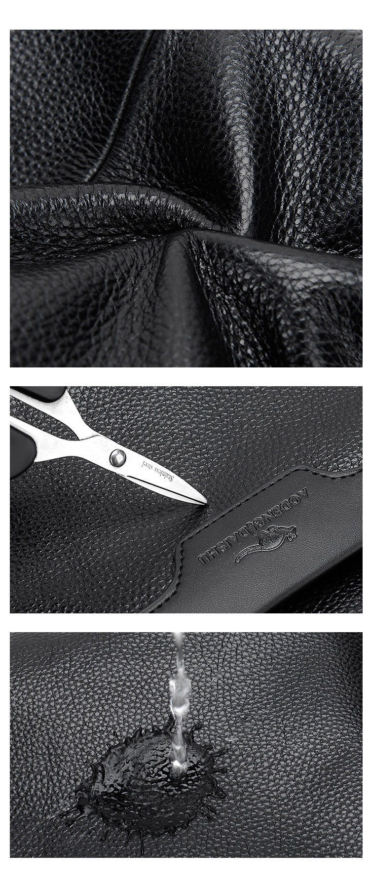 Whatna 2way 天 然 牛革 ワンショルダーバッグ メンズ  斜め掛け ボディバッグ 胸バッグipad 9.7 収納可 縦型 メンズ ビジネス かばん 小さめメッセンジャーバッグ カジュアル フォーマル  通学 通勤 結婚式 肩掛けバッグ 自転車かばん-5