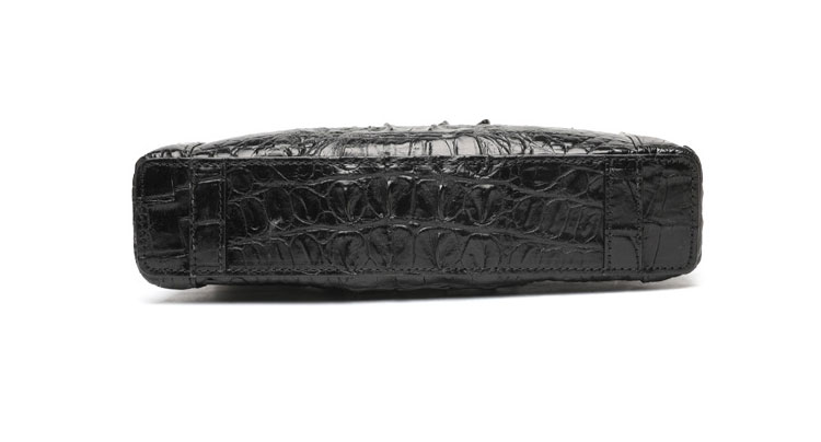 Whatna ワニ革セカンドバッグ メンズ バッグ クラッチ バッグ 小さい カード8枚収納可2室仕切 厚手 本 革 レザー パスワードロックボタン付 結婚式 バッグ フォーマル ビジネス 冠婚葬祭 バッグ 男性用 紳士用 2035-1-5